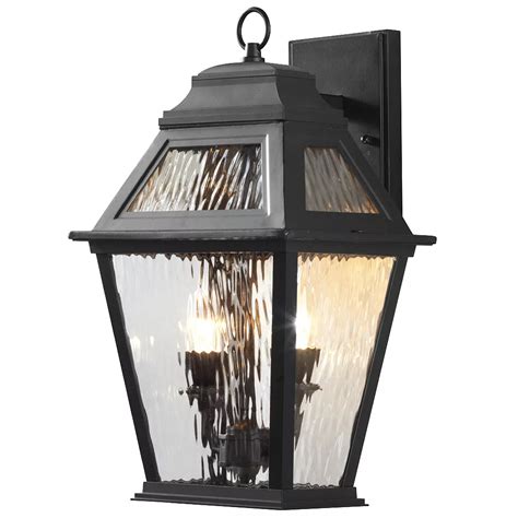 black outdoor wall lanterns